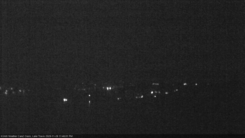 Lake Travis webcam, November 26, 2020 11:45 PM CT
