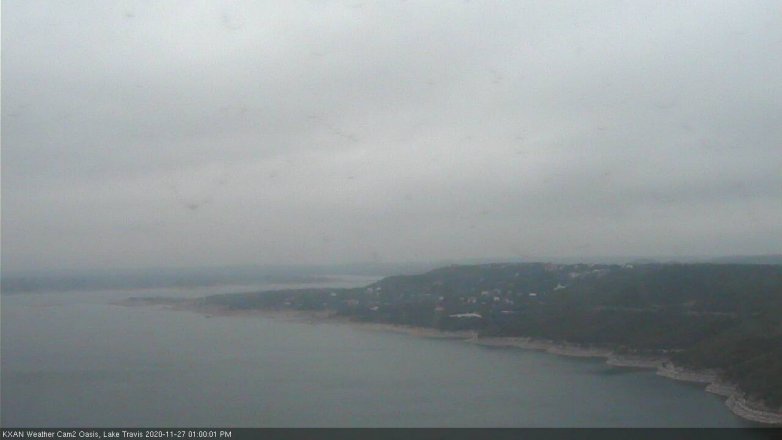 Lake Travis webcam, November 27, 2020 1:00 PM CT