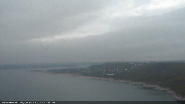 Lake Travis webcam, November 27, 2020 1:25 PM CT