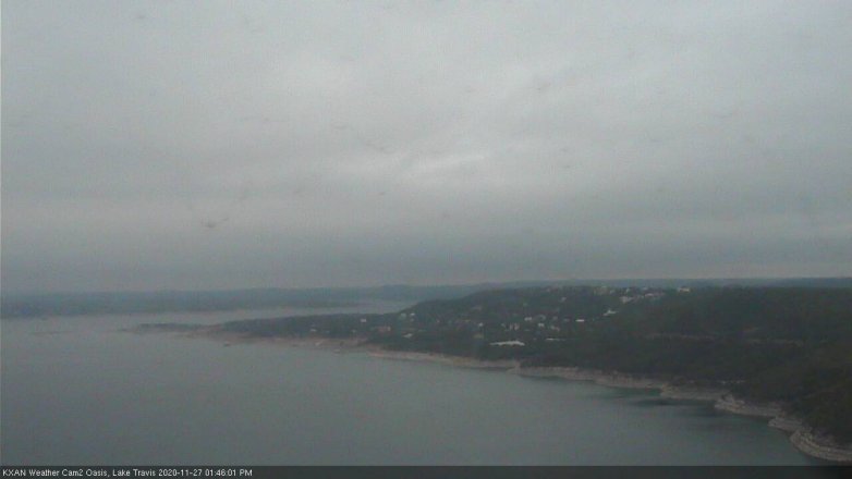 Lake Travis webcam, November 27, 2020 1:45 PM CT