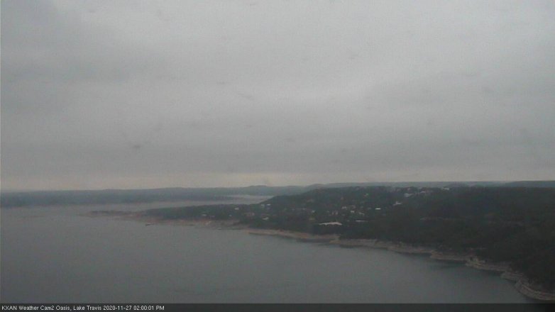 Lake Travis webcam, November 27, 2020 2:00 PM CT