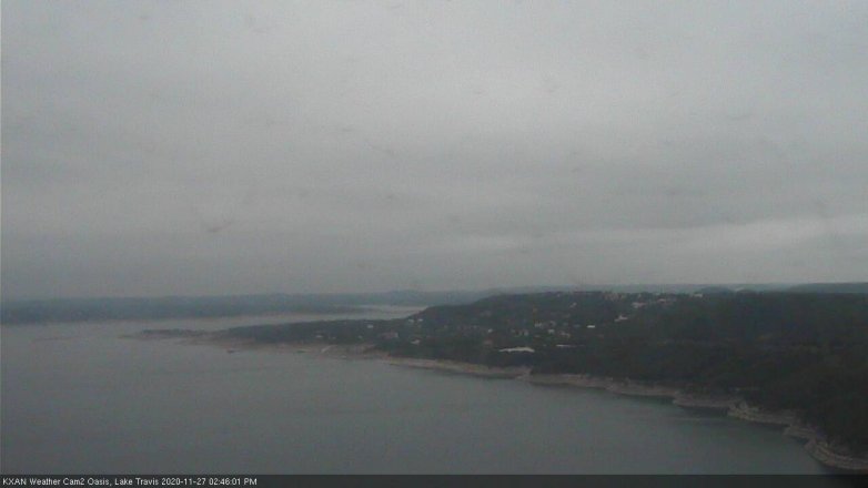 Lake Travis webcam, November 27, 2020 2:45 PM CT