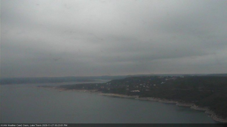 Lake Travis webcam, November 27, 2020 3:25 PM CT
