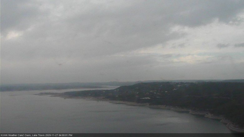 Lake Travis webcam, November 27, 2020 4:00 PM CT
