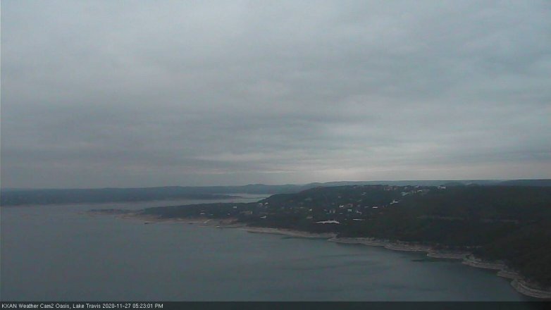 Lake Travis webcam, November 27, 2020 5:25 PM CT