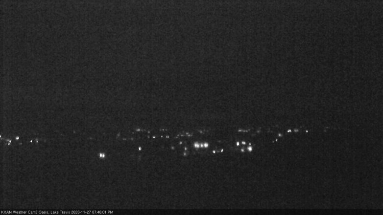 Lake Travis webcam, November 27, 2020 7:45 PM CT