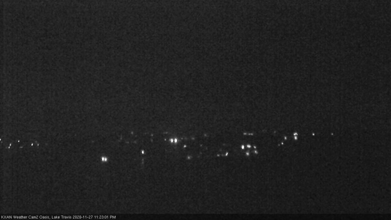 Lake Travis webcam, November 27, 2020 11:25 PM CT