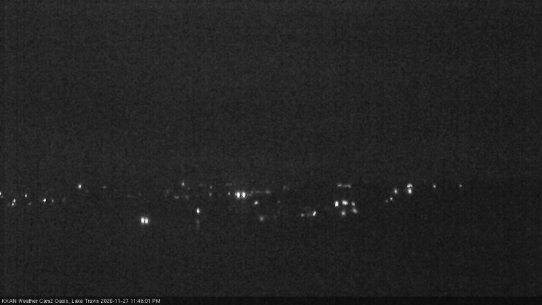 Lake Travis webcam, November 27, 2020 11:45 PM CT