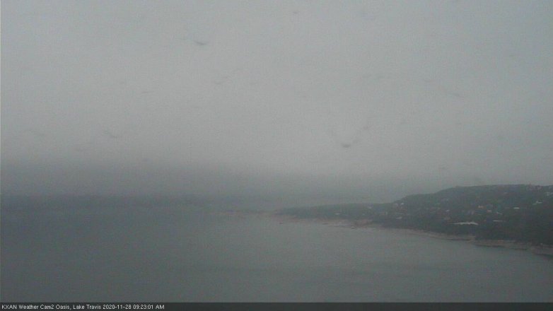 Lake Travis webcam, November 28, 2020 9:25 AM CT