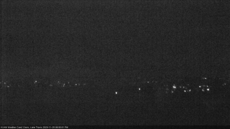 Lake Travis webcam, November 28, 2020 6:00 PM CT