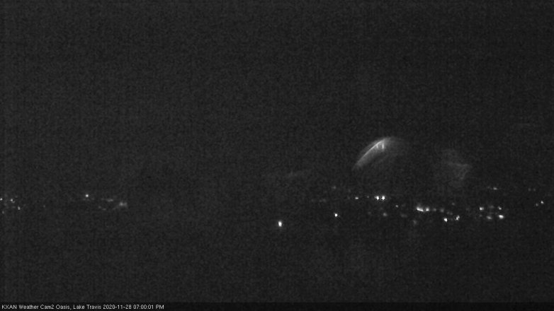 Lake Travis webcam, November 28, 2020 7:00 PM CT