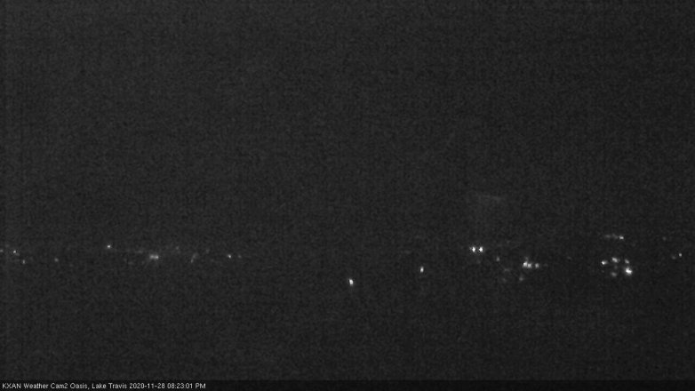 Lake Travis webcam, November 28, 2020 8:25 PM CT