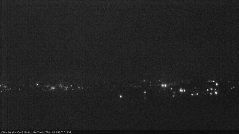 Lake Travis webcam, November 28, 2020 9:25 PM CT