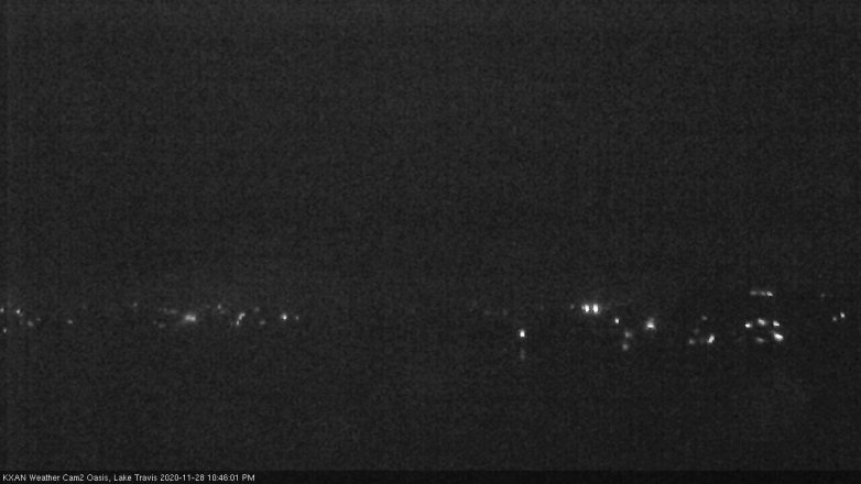 Lake Travis webcam, November 28, 2020 10:45 PM CT