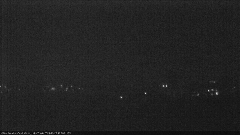 Lake Travis webcam, November 28, 2020 11:25 PM CT