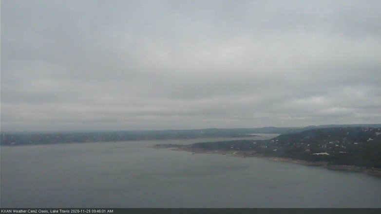 Lake Travis webcam, November 29, 2020 9:45 AM CT