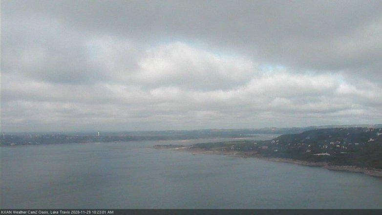 Lake Travis webcam, November 29, 2020 10:25 AM CT