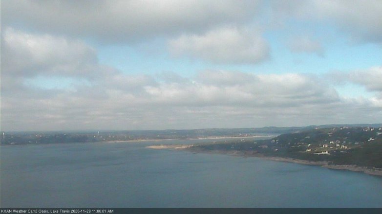 Lake Travis webcam, November 29, 2020 11:00 AM CT