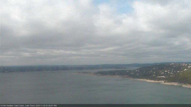 Lake Travis webcam, November 29, 2020 1:00 PM CT