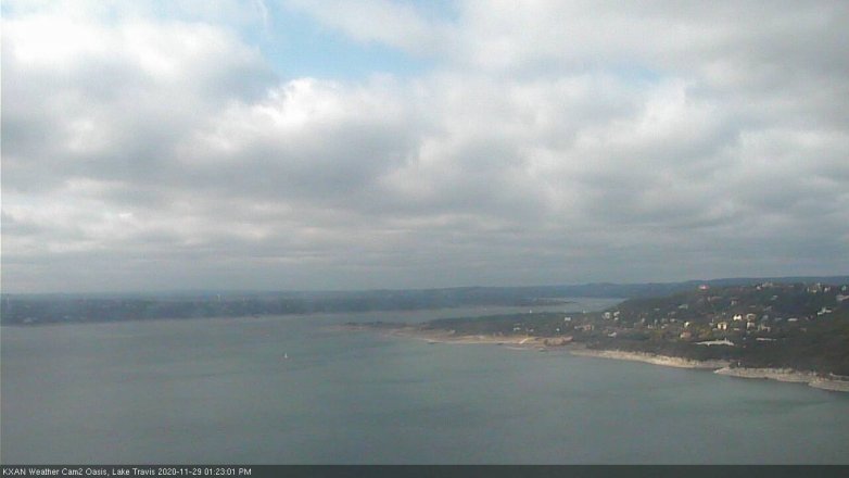 Lake Travis webcam, November 29, 2020 1:25 PM CT