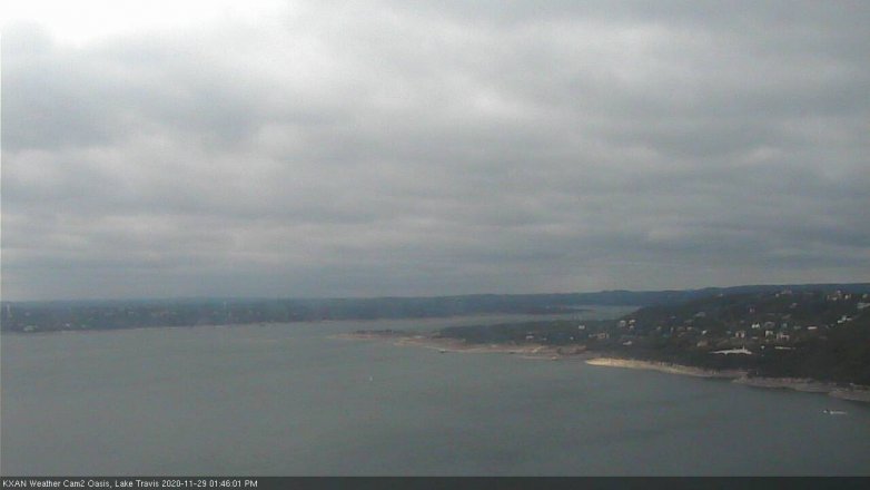 Lake Travis webcam, November 29, 2020 1:45 PM CT