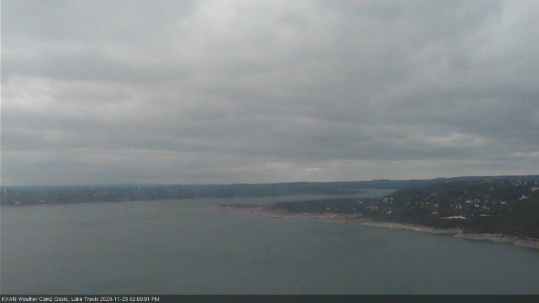 Lake Travis webcam, November 29, 2020 2:00 PM CT