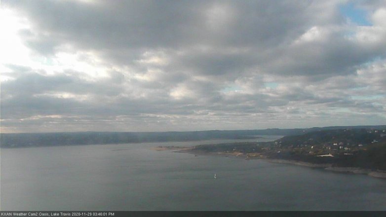 Lake Travis webcam, November 29, 2020 3:45 PM CT