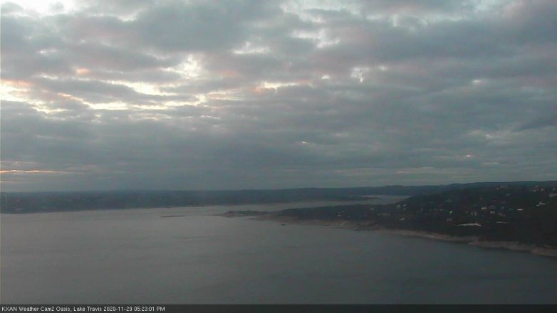 Lake Travis webcam, November 29, 2020 5:25 PM CT