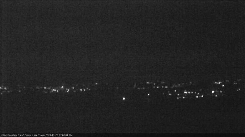 Lake Travis webcam, November 29, 2020 7:00 PM CT