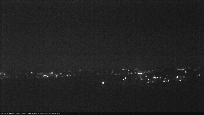 Lake Travis webcam, November 29, 2020 7:45 PM CT