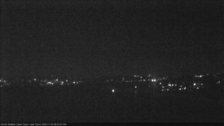 Lake Travis webcam, November 29, 2020 8:25 PM CT