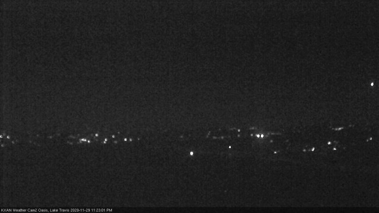 Lake Travis webcam, November 29, 2020 11:25 PM CT