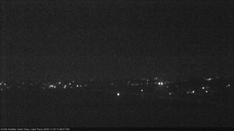 Lake Travis webcam, November 29, 2020 11:45 PM CT