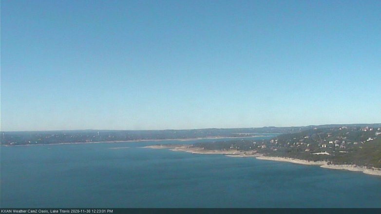 Lake Travis webcam, November 30, 2020 12:25 PM CT