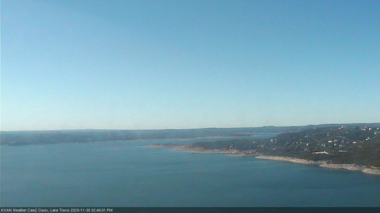 Lake Travis webcam, November 30, 2020 2:45 PM CT