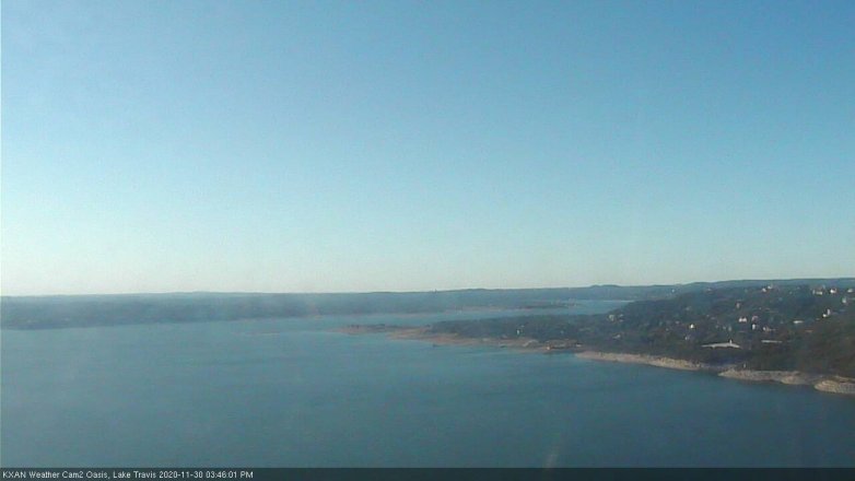 Lake Travis webcam, November 30, 2020 3:45 PM CT