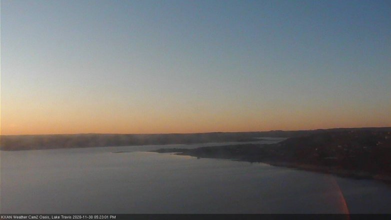 Lake Travis webcam, November 30, 2020 5:25 PM CT