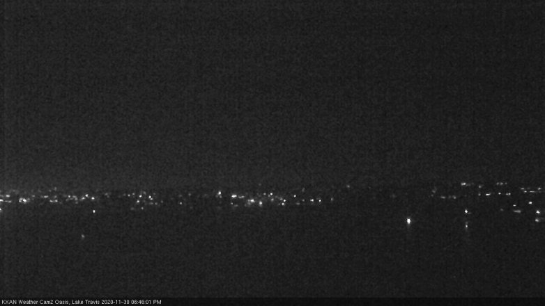 Lake Travis webcam, November 30, 2020 6:45 PM CT