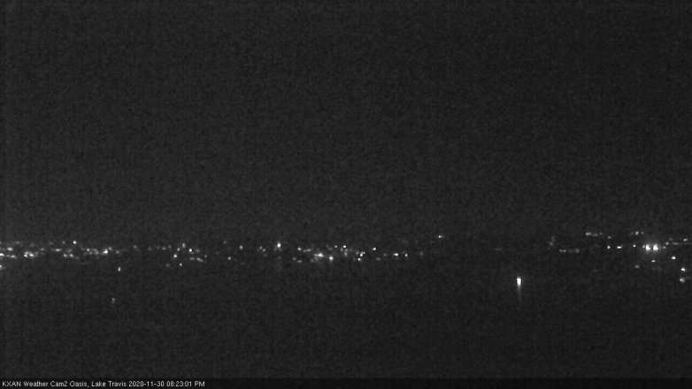 Lake Travis webcam, November 30, 2020 8:25 PM CT