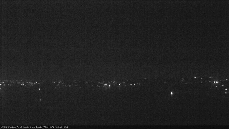 Lake Travis webcam, November 30, 2020 10:25 PM CT