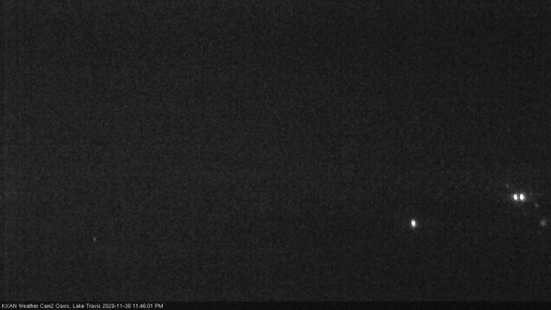 Lake Travis webcam, November 30, 2020 11:45 PM CT