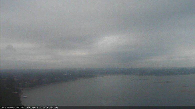 Lake Travis webcam, December 2, 2020 10:00 AM CT