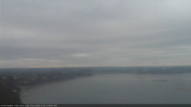 Lake Travis webcam, December 2, 2020 11:00 AM CT
