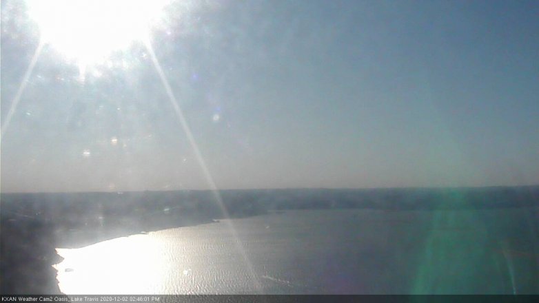 Lake Travis webcam, December 2, 2020 2:45 PM CT