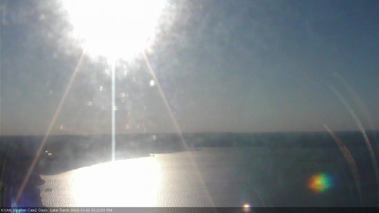 Lake Travis webcam, December 2, 2020 3:25 PM CT