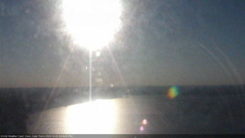 Lake Travis webcam, December 2, 2020 3:45 PM CT