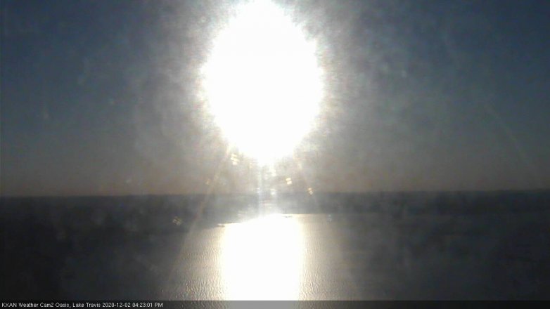 Lake Travis webcam, December 2, 2020 4:25 PM CT