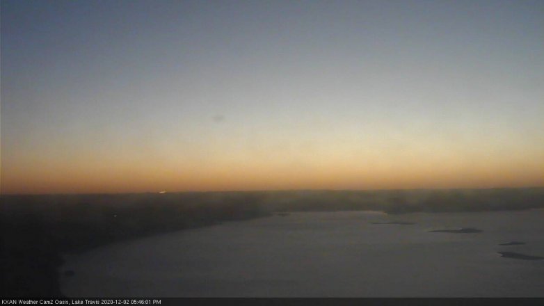 Lake Travis webcam, December 2, 2020 5:45 PM CT