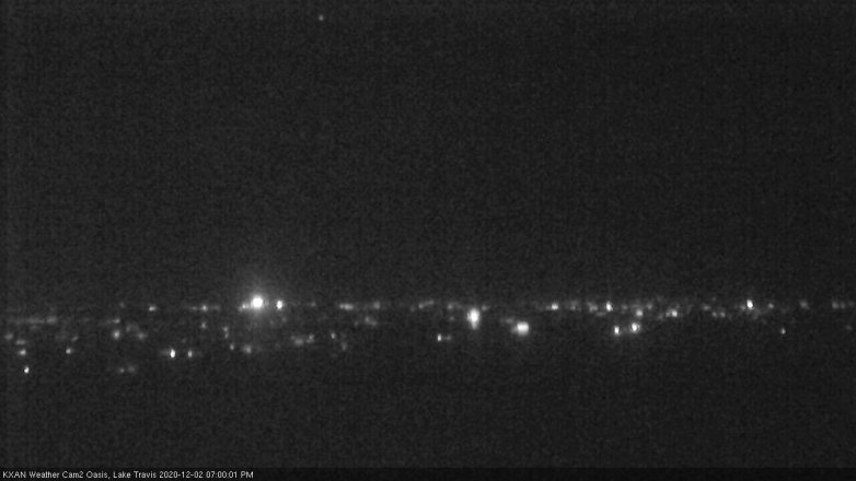 Lake Travis webcam, December 2, 2020 7:00 PM CT