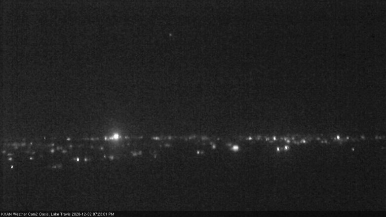 Lake Travis webcam, December 2, 2020 7:25 PM CT